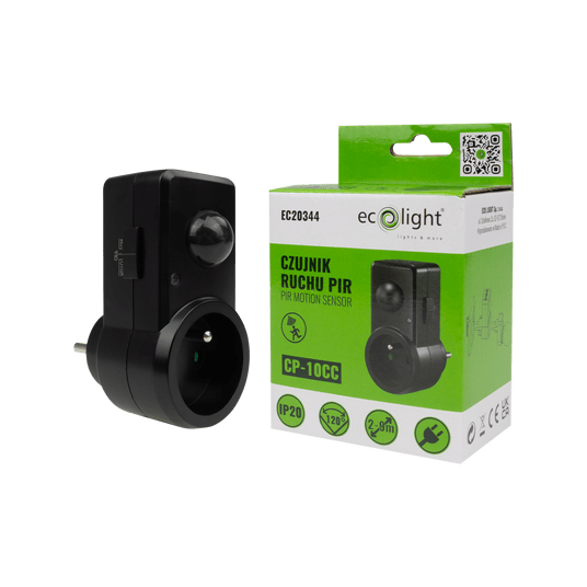 Czujnik ruchu PIR CP-10CC IP20 120° 9m 300W -zdjęcie numer 4
