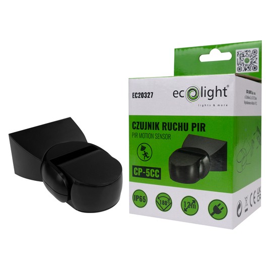 Czujnik ruchu PIR CP-5CC IP65 180° 12m 300W -zdjęcie numer 4