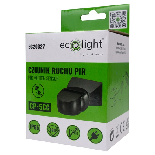 Czujnik ruchu PIR CP-5CC IP65 180° 12m 300W -zdjęcie numer 5