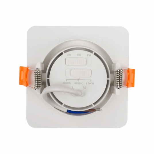 Downlight LED 3W/5W/7W CCT biały kwadrat -zdjęcie numer 2