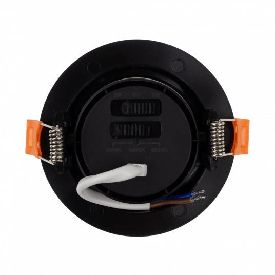 Downlight LED 3W/5W/7W CCT czarny okrąg -zdjęcie numer 2