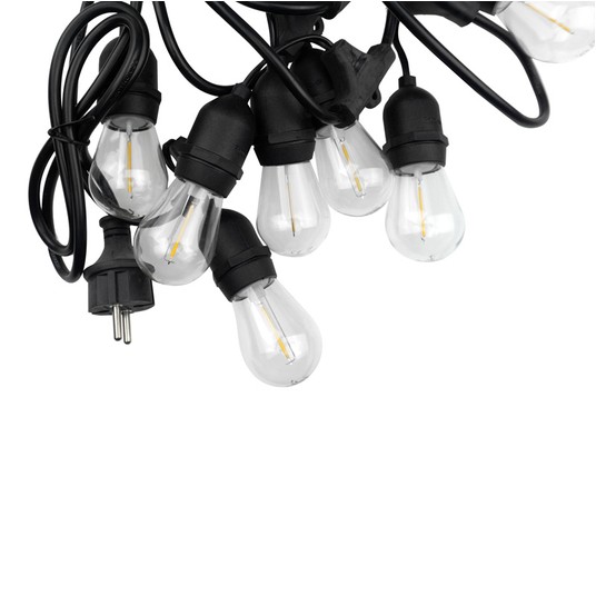 Girlanda Ogrodowa LED 10m+10xG45 E27 1W 2700K czar -zdjęcie numer 5