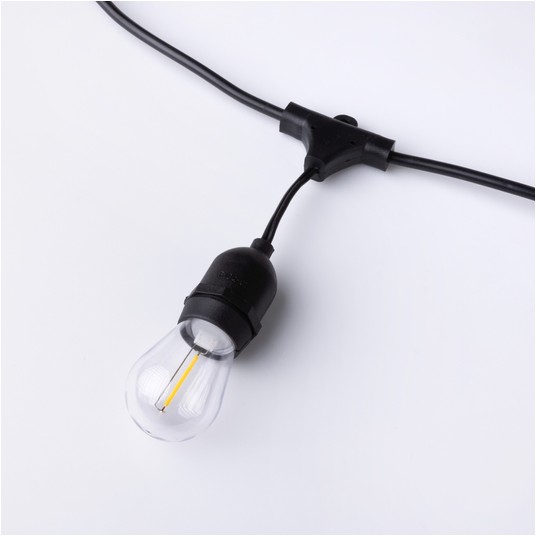 Girlanda Ogrodowa LED 10m+10xG45 E27 1W 2700K czar -zdjęcie numer 3