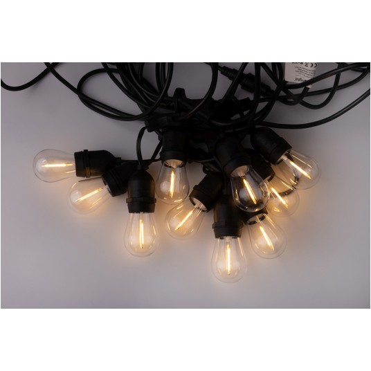 Girlanda Ogrodowa LED 10m+10xG45 E27 1W 2700K czar -zdjęcie numer 2