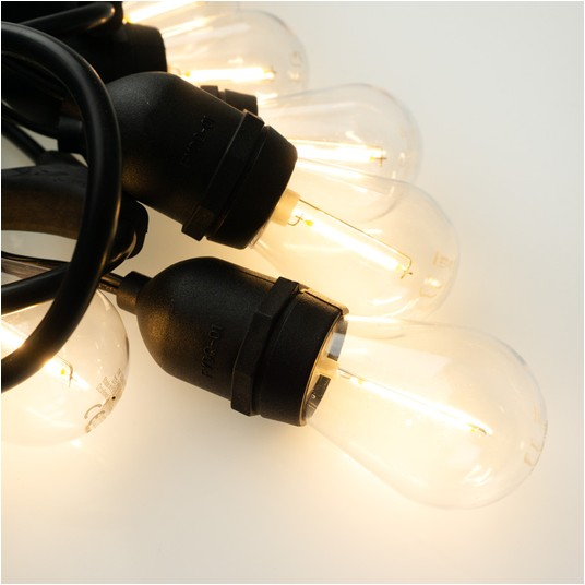 Girlanda Ogrodowa LED 10m+10xG45 E27 1W 2700K czar -zdjęcie numer 4