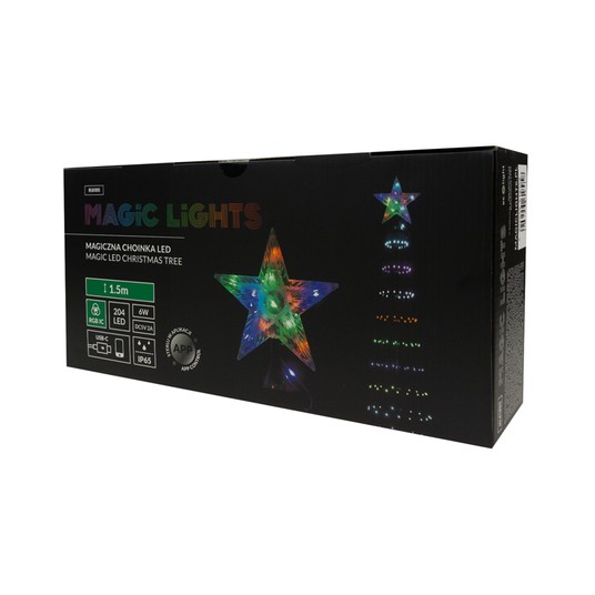 Magiczna choinka 1 mln kolorów 150cm USB-C 5V -zdjęcie numer 2