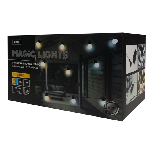 Magiczna girlanda 19 led CCT 10m 230V -zdjęcie numer 3