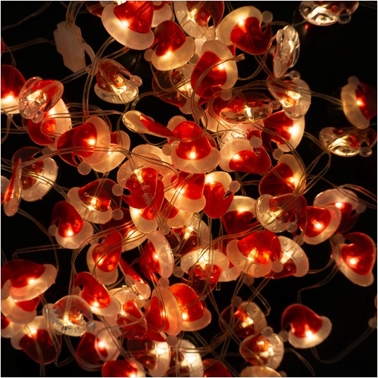 Magiczna kurtyna 100led 1*1m CCT Czapka Mikołaja -zdjęcie numer 5