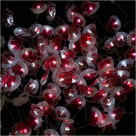 Magiczna kurtyna 100led 1*1m CCT Czapka Mikołaja -zdjęcie numer 6