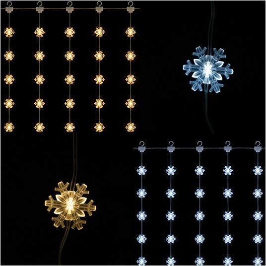 Magiczna kurtyna 100led 1m*1m CCT Śnieżynka DC5V -zdjęcie numer 1