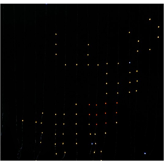 Magiczna kurtyna 400led 2m*2m 1mln kolorów ,DC5V APP -zdjęcie numer 3