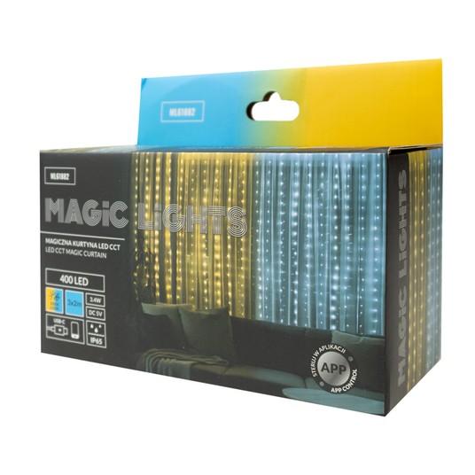 Magiczna kurtyna 400led 3m*2m CCT DC5V -zdjęcie numer 3