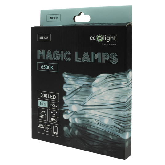 Magiczne lampki 300 led 6500K 30m USB-A 5V -zdjęcie numer 2