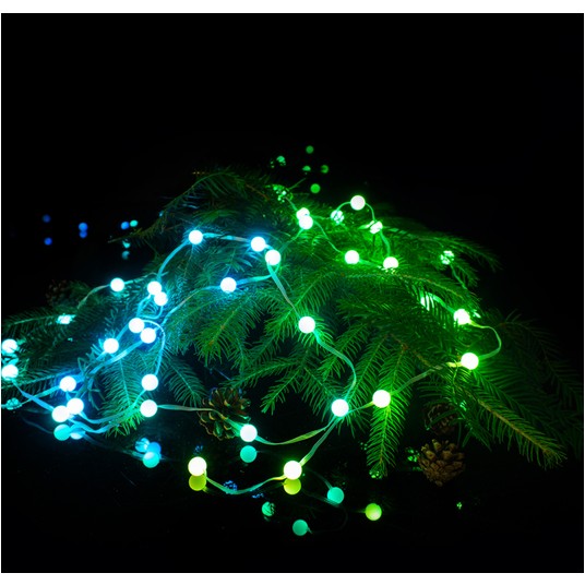 Magiczne lampki 50 led 1mln kolorów Perła 5m 5V -zdjęcie numer 4