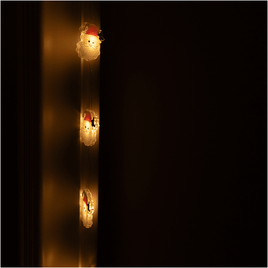 Magiczne lampki 50 led 3000K Mikołaj 5m DC5V APP -zdjęcie numer 4