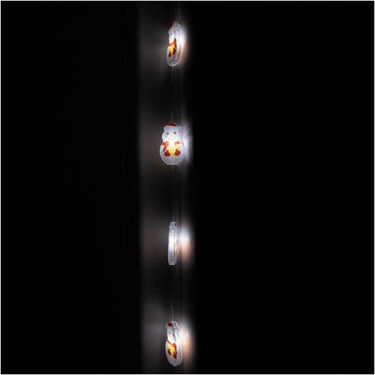 Magiczne lampki 50 led 6500K Bałwan 5m DC5V APP -zdjęcie numer 4