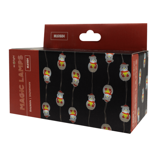 Magiczne lampki 50 led 6500K Bałwan 5m DC5V APP -zdjęcie numer 6