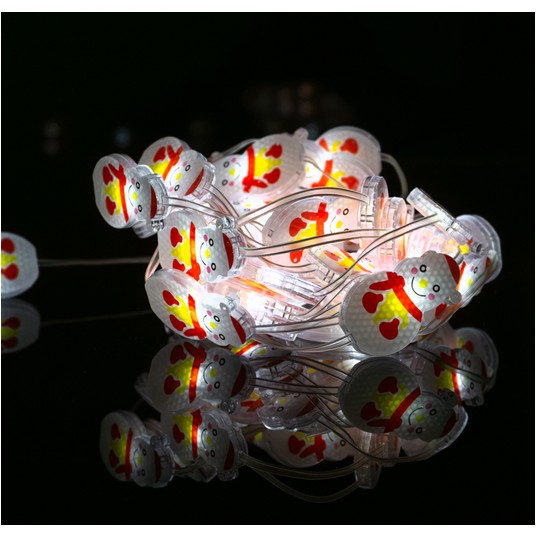 Magiczne lampki 50 led 6500K Bałwan 5m DC5V APP -zdjęcie numer 7