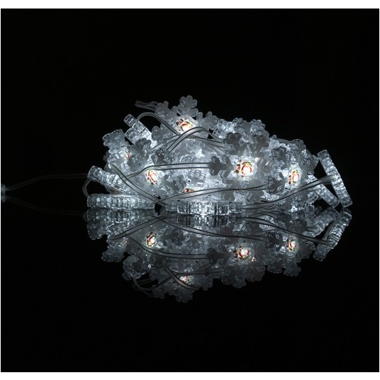 Magiczne lampki 50 led 6500K Śnieżynka 5m 5V -zdjęcie numer 7