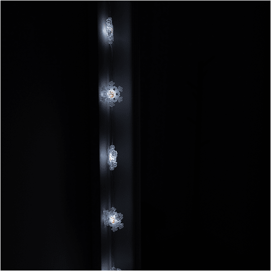 Magiczne lampki 50 led 6500K Śnieżynka 5m 5V -zdjęcie numer 4