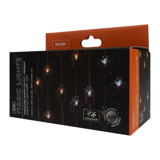 Magiczne lampki 50 led CCT Prezent 5m 5V USB-C -zdjęcie numer 8