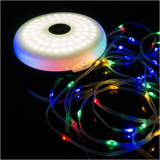 Magiczne lampki kempingowe 80led RGBNW USB-C 5V 8m -zdjęcie numer 4