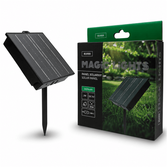 Magiczne lampki panel solarny 2400mAh 5V/2W USB -zdjęcie numer 1