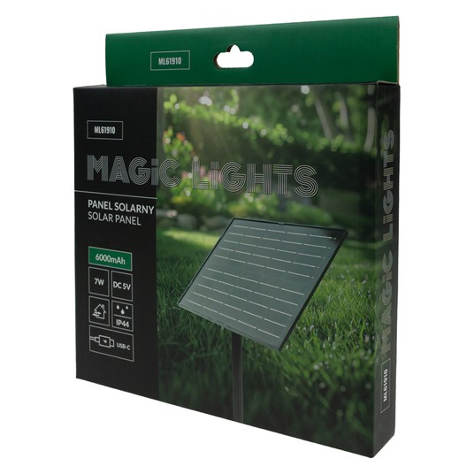 Magiczne lampki panel solarny 6000mAh 5V/7W USB -zdjęcie numer 4