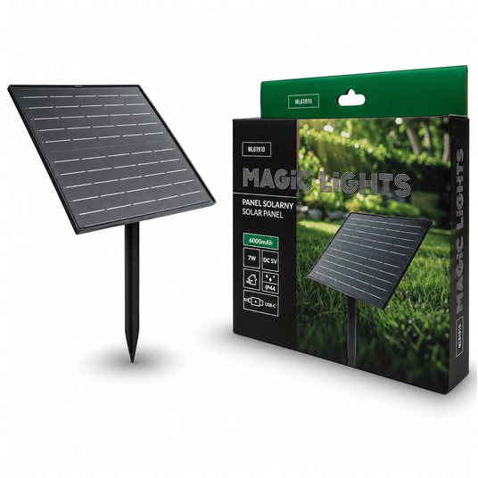 Magiczne lampki panel solarny 6000mAh 5V/7W USB -zdjęcie numer 1