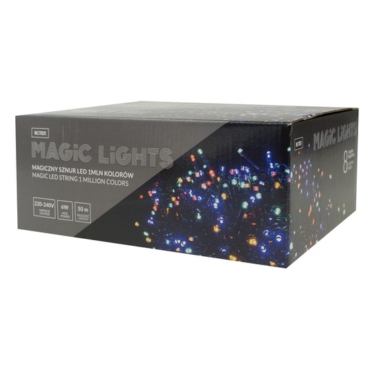 Magiczny sznur 1000led 8 tryb IP44 1mln 50m 230V -zdjęcie numer 2