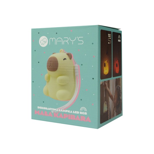 MARY'S lampka nocna LED mała kapibara -zdjęcie numer 3