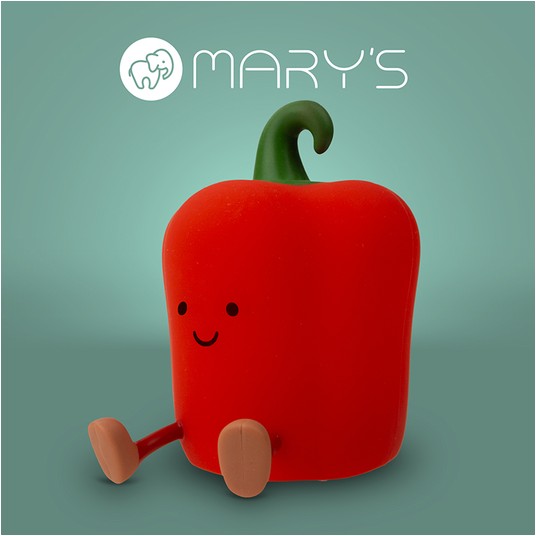 MARY'S lampka nocna LED papryka czerwona -zdjęcie numer 1
