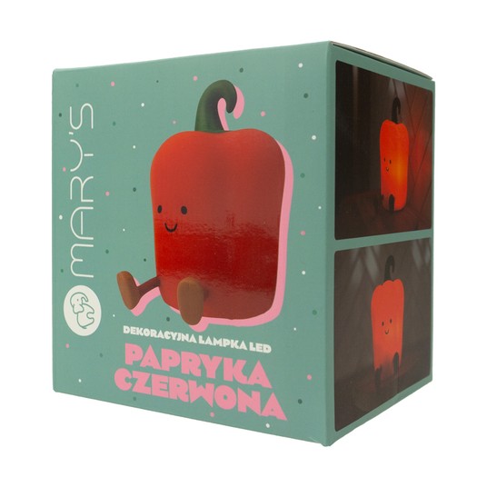 MARY'S lampka nocna LED papryka czerwona -zdjęcie numer 4