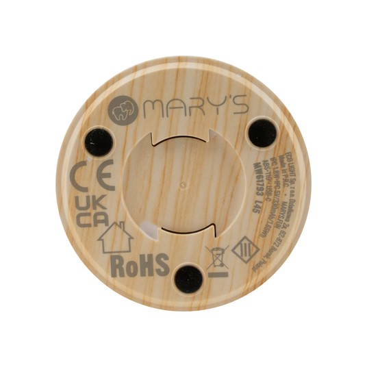 MARY'S niania elektroniczna 2w1 Miś drewniany -zdjęcie numer 3