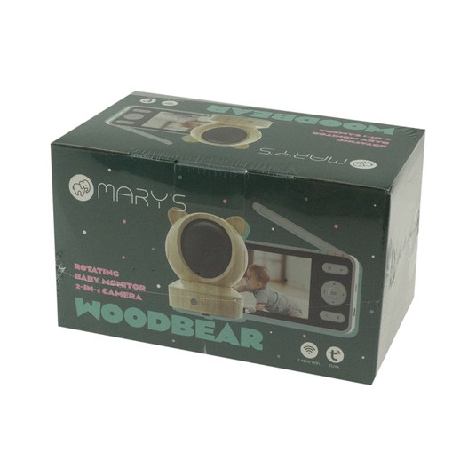 MARY'S niania elektroniczna 2w1 Miś drewniany -zdjęcie numer 6