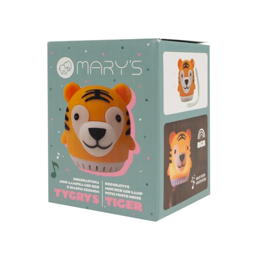 MARY'S tygrys lampka na sznureczku, biały szum -zdjęcie numer 4