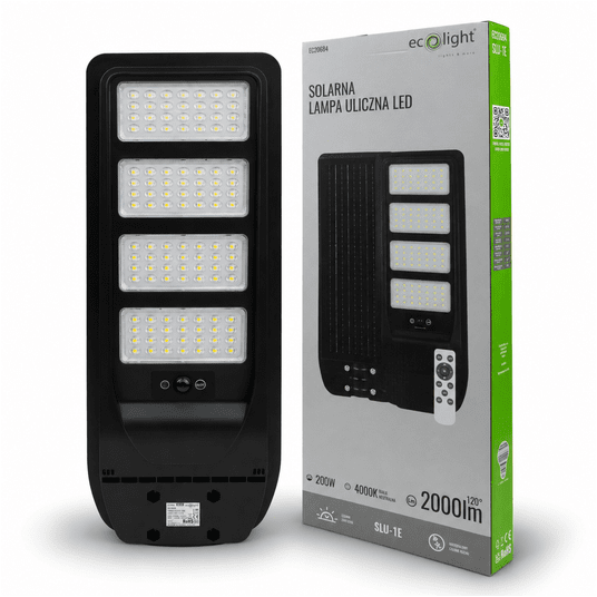 Solarna lampa uliczna 200W 4000K -zdjęcie numer 1