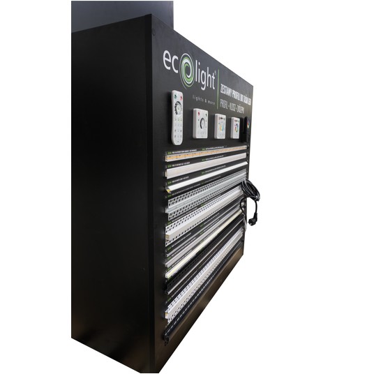 Stand drewniany Eco Light biurkowy na taśmy i profile -zdjęcie numer 3