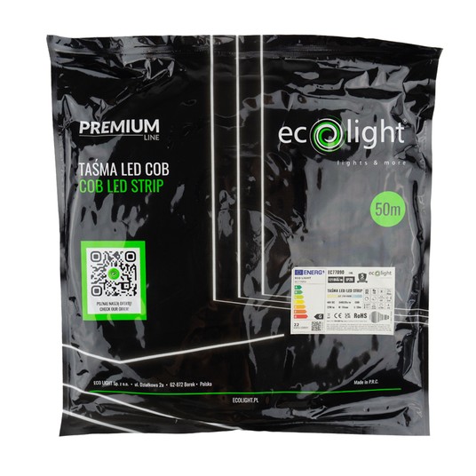 Taśma LED COB CCT 48V 22W/m 1210lm/m IP20 50m -zdjęcie numer 3