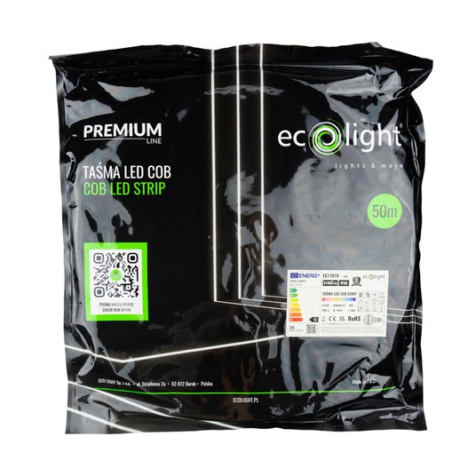 Taśma LED COB RGB+CCT 24V 25W/m IP20 50m -zdjęcie numer 3