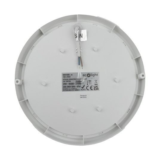 Torton TOR-24RW 24W 4000K 2160lm IP54 OKRĄG BIAŁY -zdjęcie numer 5