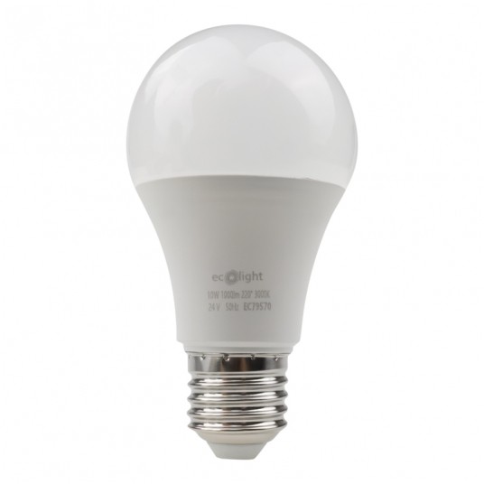 Żarówka LED CLASSIC E27 10W 24V 3000K 1000lm -zdjęcie numer 1