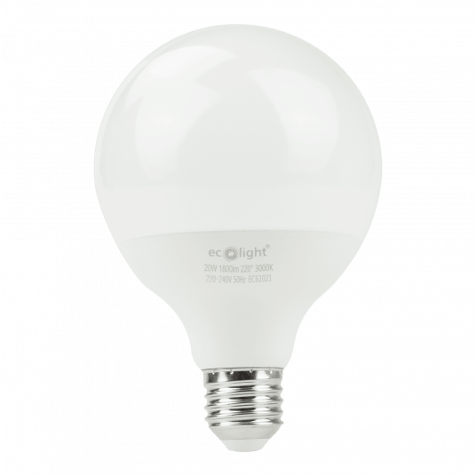 Żarówka LED G95 E27 20W 3000K -zdjęcie numer 1