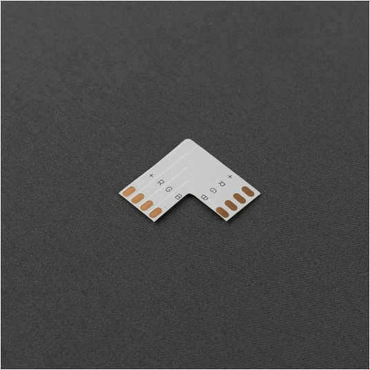 Złączka LED 10mm RGB kątowa "L" -zdjęcie numer 1
