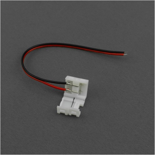 Złączka LED MON 10mm jednostronna z przewodem IP63 -zdjęcie numer 1