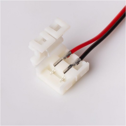 Złączka LED MONO 10mm dwustronna z przewodem IP63 -zdjęcie numer 3
