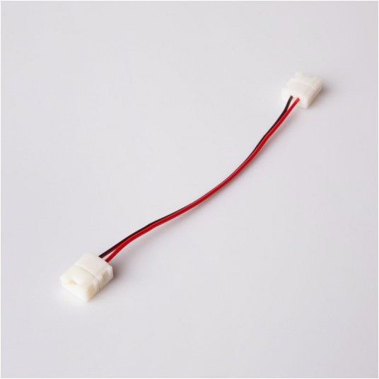 Złączka LED MONO 8mm dwustronna z przewodem IP63 -zdjęcie numer 2