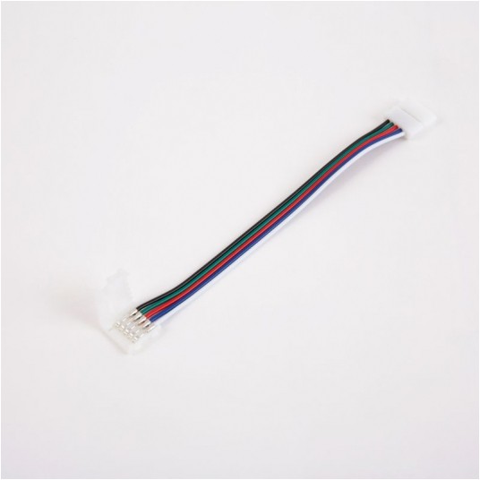 Złączka LED RGBW 12mm dwustronna z przewodem -zdjęcie numer 3