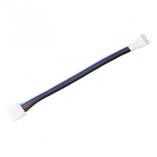 Złączka LED RGBW 12mm dwustronna z przewodem pin/złączka -zdjęcie numer 2