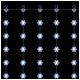 Magiczna kurtyna 100led 1m*1m CCT Śnieżynka DC5V -zdjęcie numer 2